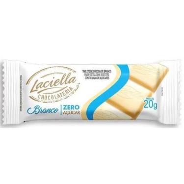Imagem de Chocolate Laciella Branco Zero Açúcar 20g