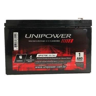 Imagem de Bateria selada 12v 7a up1270e unipower