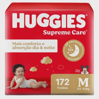 Imagem de Fralda huggies supreme care giga M com 172 unidades