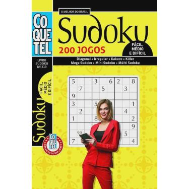 Imagem de Sudoku - Facil Médio Dficil - Livro 219