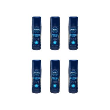 Imagem de Desodorante Spray Nivea Masculino Fresh 90Ml-Kit C/6Un