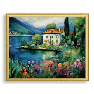 Imagem de Art Shoppe Arte de parede com impressão emoldurada, decoração de parede vintage para sala de estar, quarto, escritório, imagem de alta resolução em papel de arte premium, moldura de 3/10.2 cm com