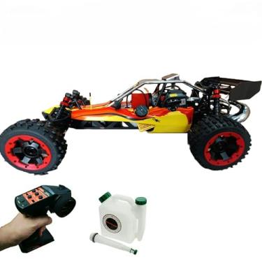 Imagem de Carro de Controle Remoto a Gasolina Baja 5b Off Road Potência 32cc Baha Buggy Combustão Rc Escala 1:5 Gigante e Potentye - no Brasil (AMARELO/LARANJA)