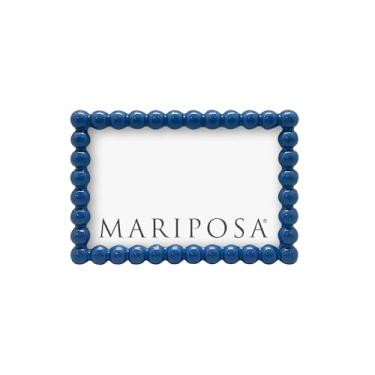 Imagem de BAUBLES MOLDURA AZUL 10 x 15 | AZUL | BRILANTE | MOLDURAS | MOLDURAS DE FOTO DECORATIVAS | ALUMÍNIO SANDCAST RECICLADO | FEITA À MÃO NO MÉXICO