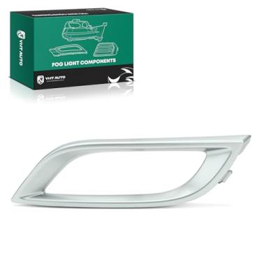 Imagem de YHTAUTO Moldura de farol de neblina serve para Mazda 3 2010-2011 transmissão manual, para-choque dianteiro capa de farol de neblina guarnição lado esquerdo do motorista