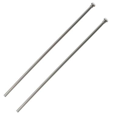 Imagem de Westbrass D1242-07 Linha de suprimento de elevação de vaso sanitário de cabeça plana de latão 3/20.3 cm x 50.8 cm, níquel acetinado (pacote com 2)