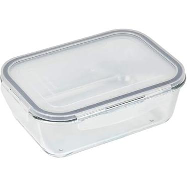 Imagem de Pote Refratário Retangular com Tampa 1,7L - Versatilidade e Praticidade na Cozinha Escritex