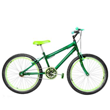 Imagem de Bicicleta Masculina Aro 24 Aero Cor Verde Escuro
