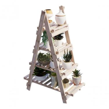 Imagem de Jardineira Piramide Modelo Floreira 4 Prateleiras