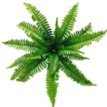 Imagem de Samambaia Artificial Flores Para Decoração 50 cm Jardim Vertical Buquê