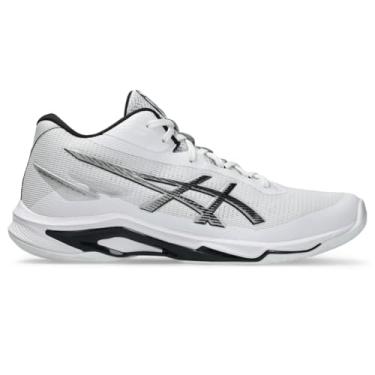 Imagem de ASICS Tênis masculino Netburner Ballistic Ff Mt 4, Branco/preto, 41