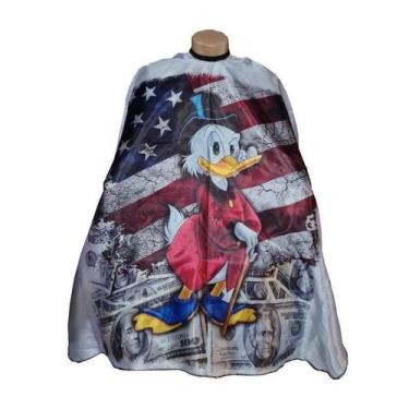 Imagem de Capa Para Barbeiro Com Zíper Tio Patinhas Bandeira - Barbershopp62