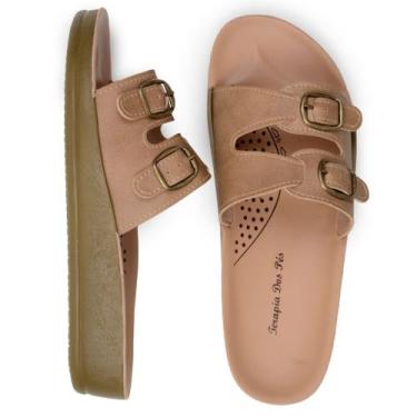 Imagem de Sandalia Chinelo Ortopedico Feminino Anatomico Terapia Dos Pés Para Do