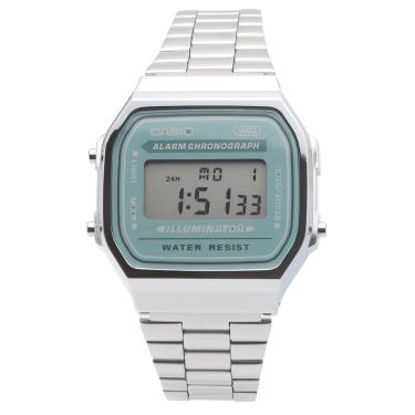 Imagem de Relógio CASIO VINTAGE unissex digital prata A168WA-3AYDF