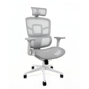 Imagem de Cadeira Ergonômica Presidente - Makkon - Cinza - MK-880 -