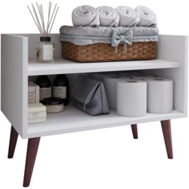 Imagem de Gabinete para Banheiro Grécia Armário Multiuso Organizador Nicho (branco)