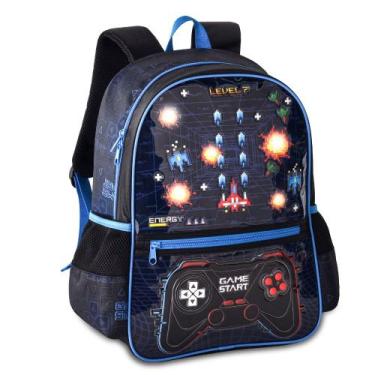 Imagem de Mochila de Costas Gamer Start INTERATIVA c/ LED Clio VD24674