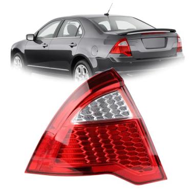 Imagem de YEQSHNG Luz traseira tipo halogêneo adequada para Ford Fusion 2010-2012 lado esquerdo do motorista luz traseira traseira substituição para 9E5Z13405A