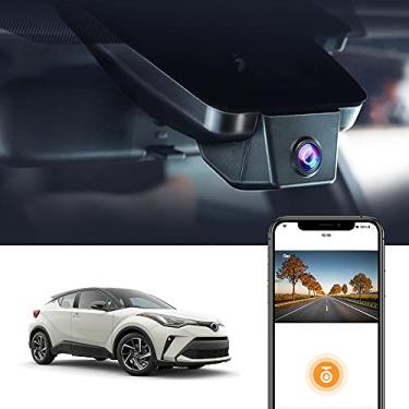 Imagem de Fitcamx 4K Dash Cam Adequada para Toyota C-HR 2017-2020 LE Limited XLE Premium (Modelo A), OEM Estilo, 2160P UHD Vídeo, WiFi & APP, Loop Gravação, Gravidade Sensor, Plug & Play, 64GB Cartão