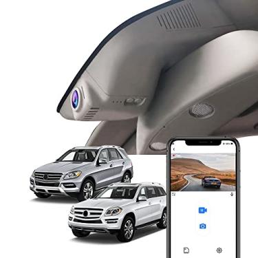 Imagem de Fitcamx Câmera de painel 4K adequada para Benz GL 350 450 550 2013-2016 X166 e ML 250 350 400 550 2012-2015 W166 (HD2-6008), visual OEM, Wi-Fi de vídeo UHD 2160P, gravação em loop Sensor, fácil de
