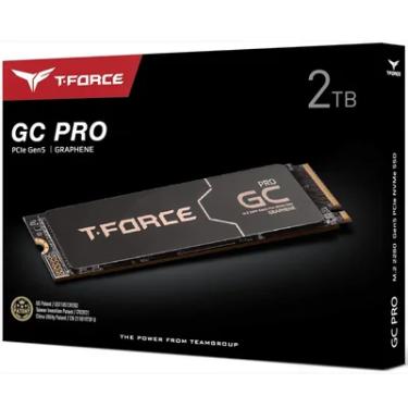 Imagem de SSD M.2 Nvme Gen5 2TB 12.500mb/s Team Group T-FORCE GC Pro SSD PCie 5.0 Gen5 SSD M.2 M2 2280 - Tm8ffl002t0c129