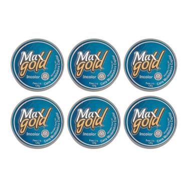 Imagem de Cera Capilar Maxgold Modeladora Incolor 120G - Kit Com 6Un