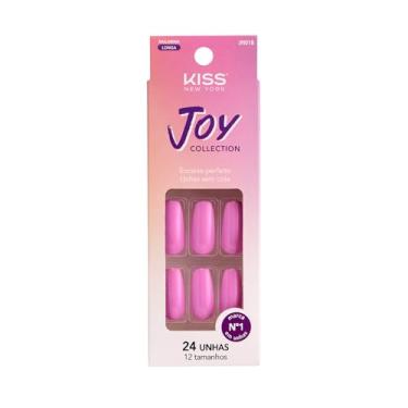 Imagem de KISS NEW YORK UNHAS POSTIÇAS JOY COLLECTION REAL PINK