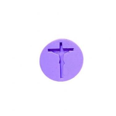 Imagem de R115 Molde de silicone crucifixo resina decorar artesanato - confeitar