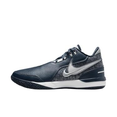 Imagem de Nike Tênis de basquete masculino Lebron NXXT Gen AMPD, Azul marinho/vela/prata metálica/prata clara, 41