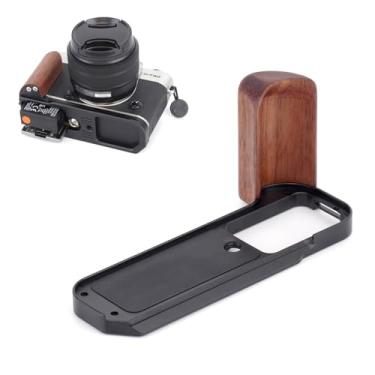 Imagem de SZZCNOX Suporte de metal em L para câmera Fujifilm X-T30 II/X-T30, placa de liberação rápida integrada para Arca, aderência em forma de L compatível com câmeras Fujifilm XT20 II/XT20/XT10 II/XT10