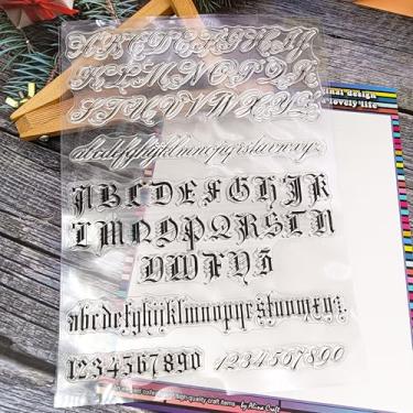 Imagem de Alinacutle 1 carimbo de silicone com palavras transparentes, fundo de aranha para fazer cartões de Natal e diário de scrapbook DIY (carimbo ZS2505)