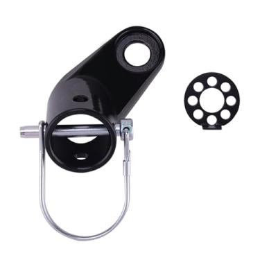 Imagem de UGPLM Engate para reboque de bicicleta, conector, substituição, fixação universal, aço, para reboques de carga