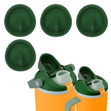 Imagem de 4 peças de rolha de substituição compatíveis com garrafas e copos FreeSip Sway Owala 850 g e 1,134 g, tampa de silicone para garrafa de água, tampa superior acessórios de peças de substituição para