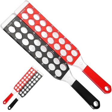 Imagem de Conjunto de lentes de rack de retinoscopia com 32 lentes | Regua ‎Esquioscopia Retinoscopia com estojo