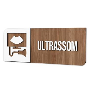 Imagem de Placa de Sinalização Indicativa - Ultrassom