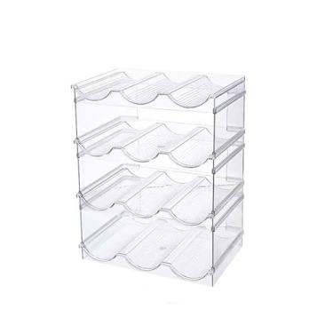 Imagem de Suporte de vinho para armazenamento de vinho rack de vinho empilhável removível geladeira armazenamento ornamento rack de vinho armário de vinho rack de garrafa de vinho rack de vinho rack de vinho