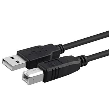 Imagem de axGear Cabo de impressora USB 2.0 A para USB B macho AB M/M de 15 pés Cabo A-B