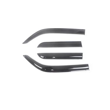 Imagem de GRJQRKHZ Defletor de janela lateral de carro para F&ord Escape 2013-2018 Weathershied viseira de porta vento sol proteção chuva janela lateral defletores de vento