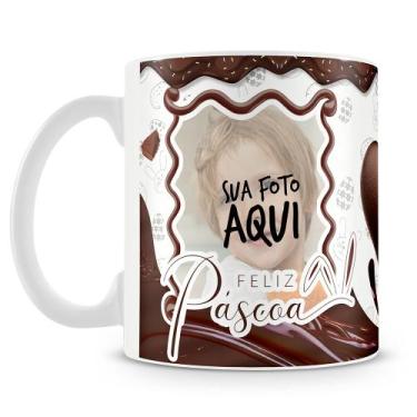 Imagem de Caneca Personalizada Páscoa Madagascar com Foto - 325ml - Amo Canecas
