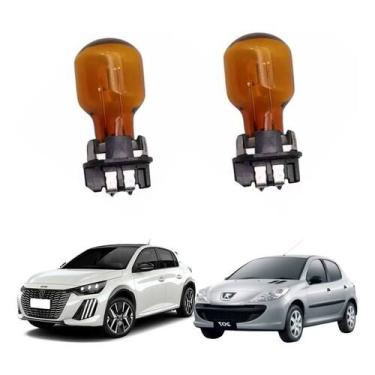 Imagem de Par Lâmpadas Pisca Seta Peugeot 208 E 3008 2013 Em Diante - NoBrand