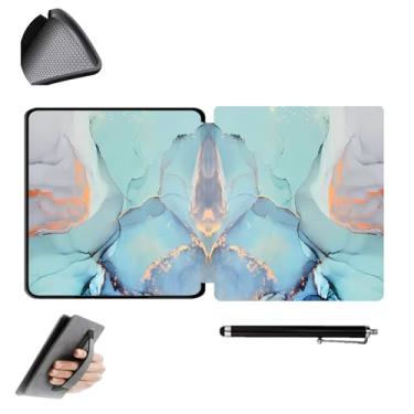 Imagem de GUKSRASO Capa para Kindle Oasis 10ª/9ª Geração 2019/2017 (Modelo: CW24WI/S8IN4O) - Adequado Apenas para 7 Polegadas, Capa Protetora Fina e leve de TPU com Alça de Mão e Caneta