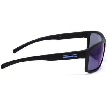 Imagem de Óculos Solar Hb Overkill 10100280003024 Preto Fosco Lente Azul Espelha