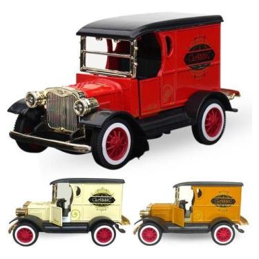 Imagem de Carrinho Miniatura Antigo Calhambeque Clássicos Abre Porta - Europio, 