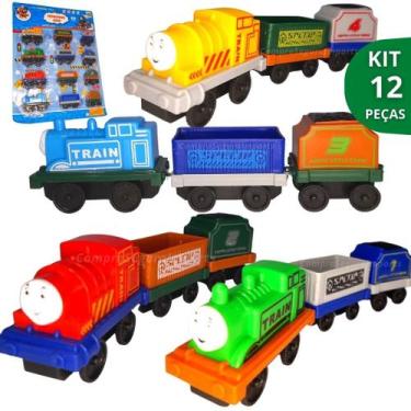 Imagem de Trenzinho Thomas De Brinquedo A Fricção Trem Infantil - Europio