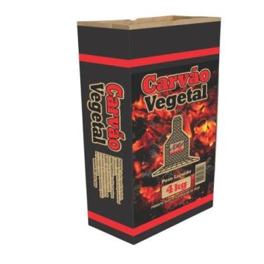 Imagem de Embalagem / Sacos Para Carvão 2kg, Super Reforçados. 450un. - Casa do 