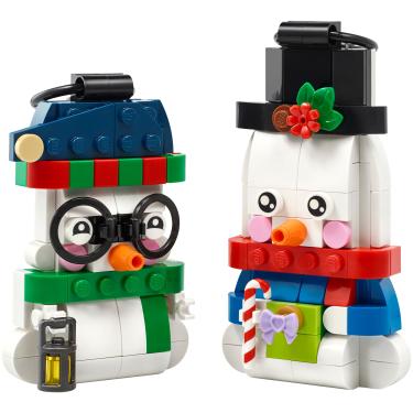 Imagem de LEGO® Enfeites de boneco de neve