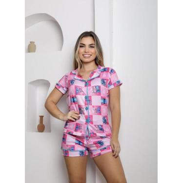 Imagem de Pijama Adulto Americano Curto Divertidamente Sticht Festa do Pijama - 