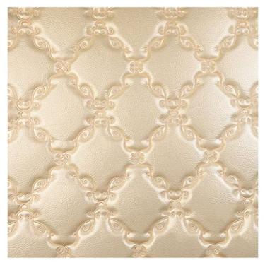 Imagem de Tecido de couro acolchoado couro sintético vinil tecido 138x100 cm esponja preenchida padrão diamante material estofado móveis para almofada de veículo almofada sofá cadeira (amarelo 22, 1,38 x 3m)