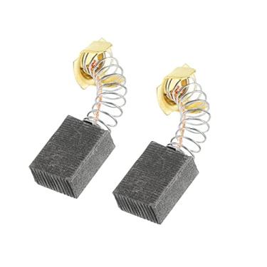 Imagem de Escovas de carbono 0,63 x 0,51 x 4,41 polegadas para motores elétricos, ferramenta elétrica, moedor angular, serra de mesa, reparo de peças sobressalentes, pacote com 2