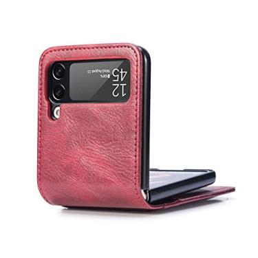 Imagem de Para samsung zflip5 capa protetora dobrável de uma peça com vários soquetes, T3, para Samsung Z Flip 5